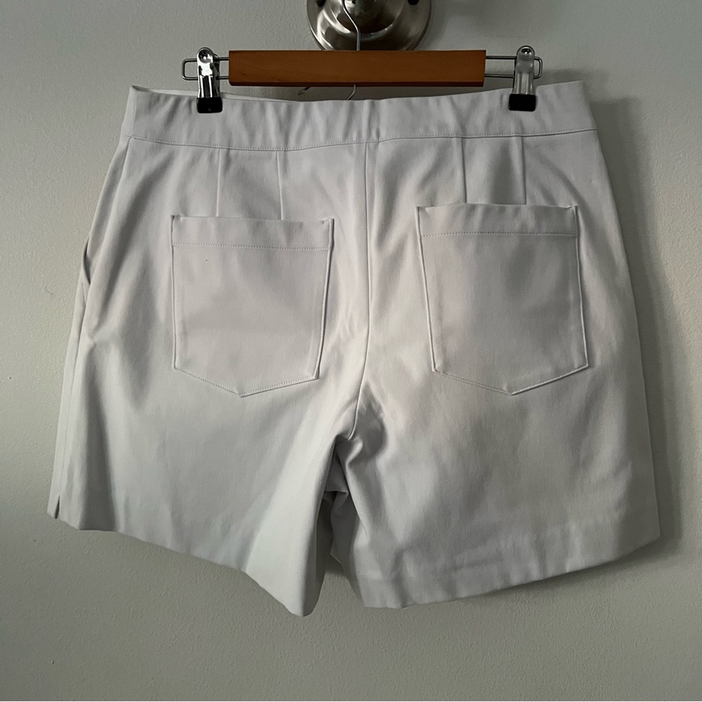 SPANX High Waist Women's White Shorts Sz L - Picture 5 of 16